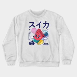 Summer Surfing Crewneck Sweatshirt